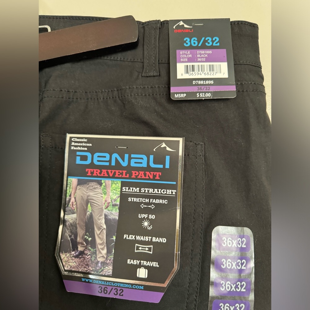 Men’s Denali Black Pants 👖